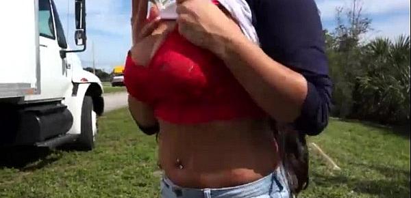  Eurobabe Priya Price fucked in public